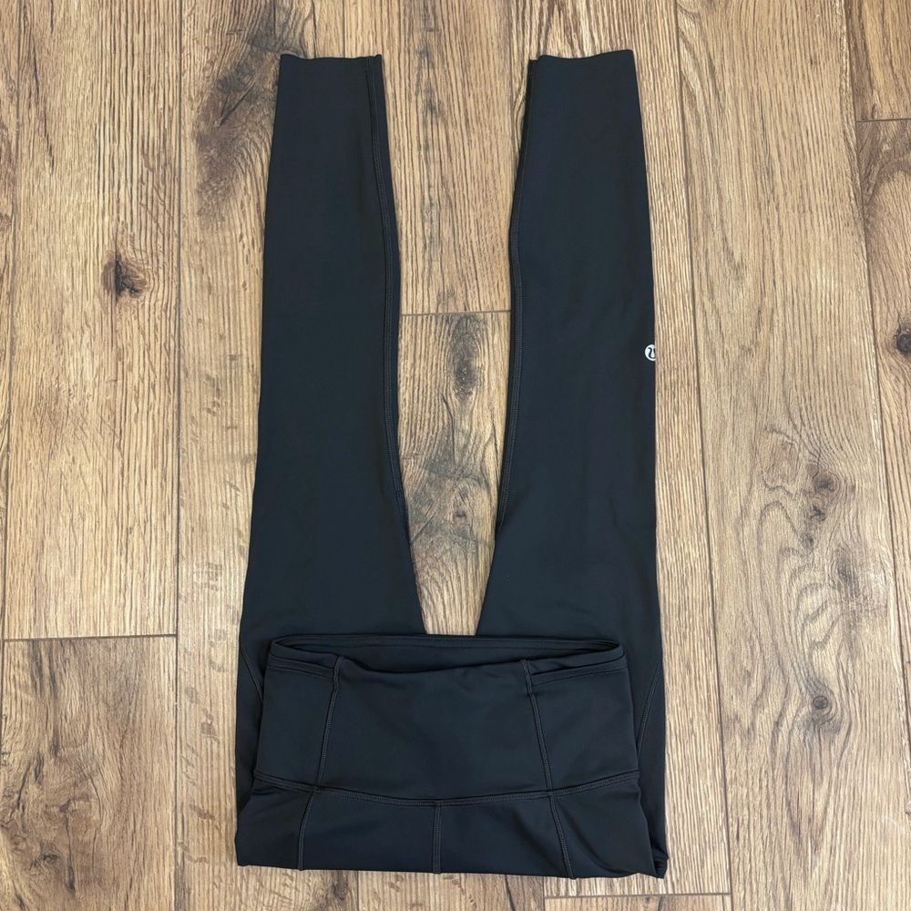 Lululemon Fast And Free Tight 25" In Graphite Grey Size 2